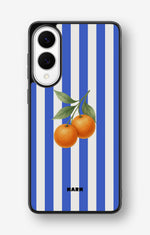 Samsung Galaxy S25 Edge Hard Case – Orange Stripes - View 1