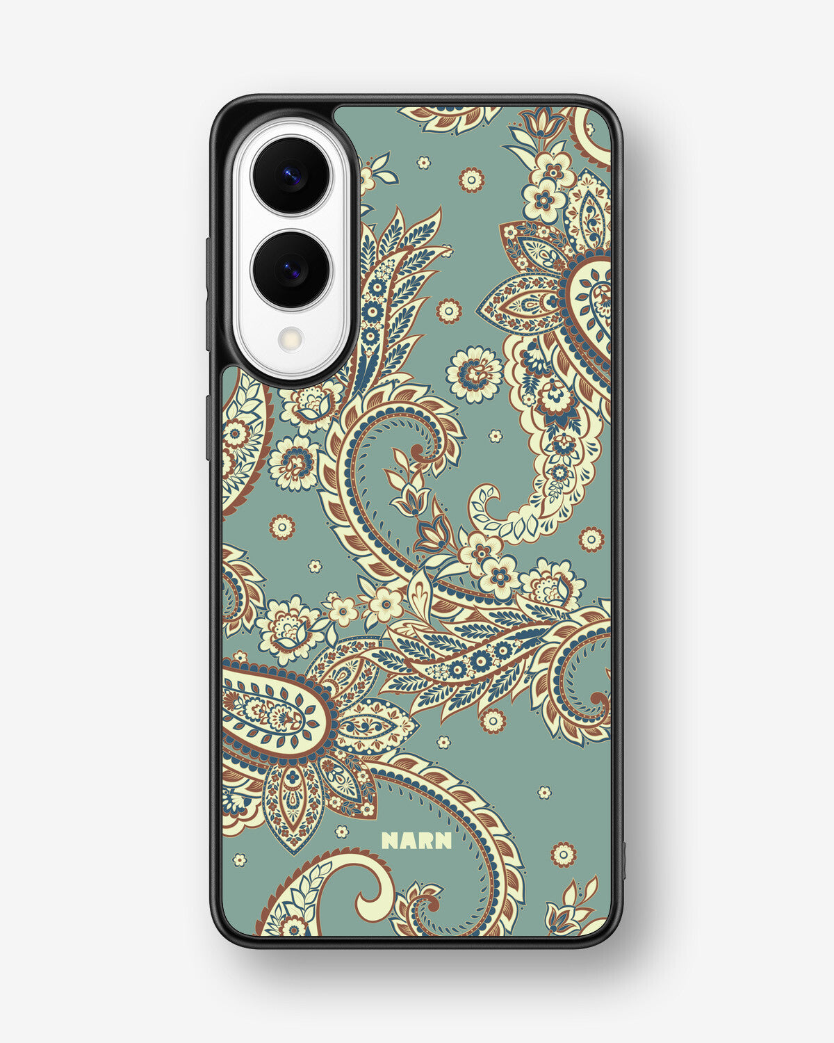 Samsung Galaxy S25 Edge Hard Case – Paisley Green - View 1