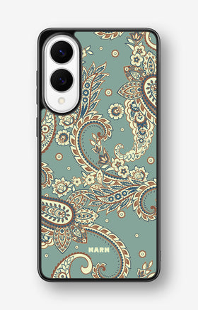 Samsung Galaxy S25 Edge Hard Case – Paisley Green - View 1