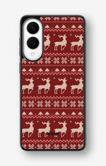 Samsung Galaxy S25 Edge Hard Case – Reindeer Knit - View 1