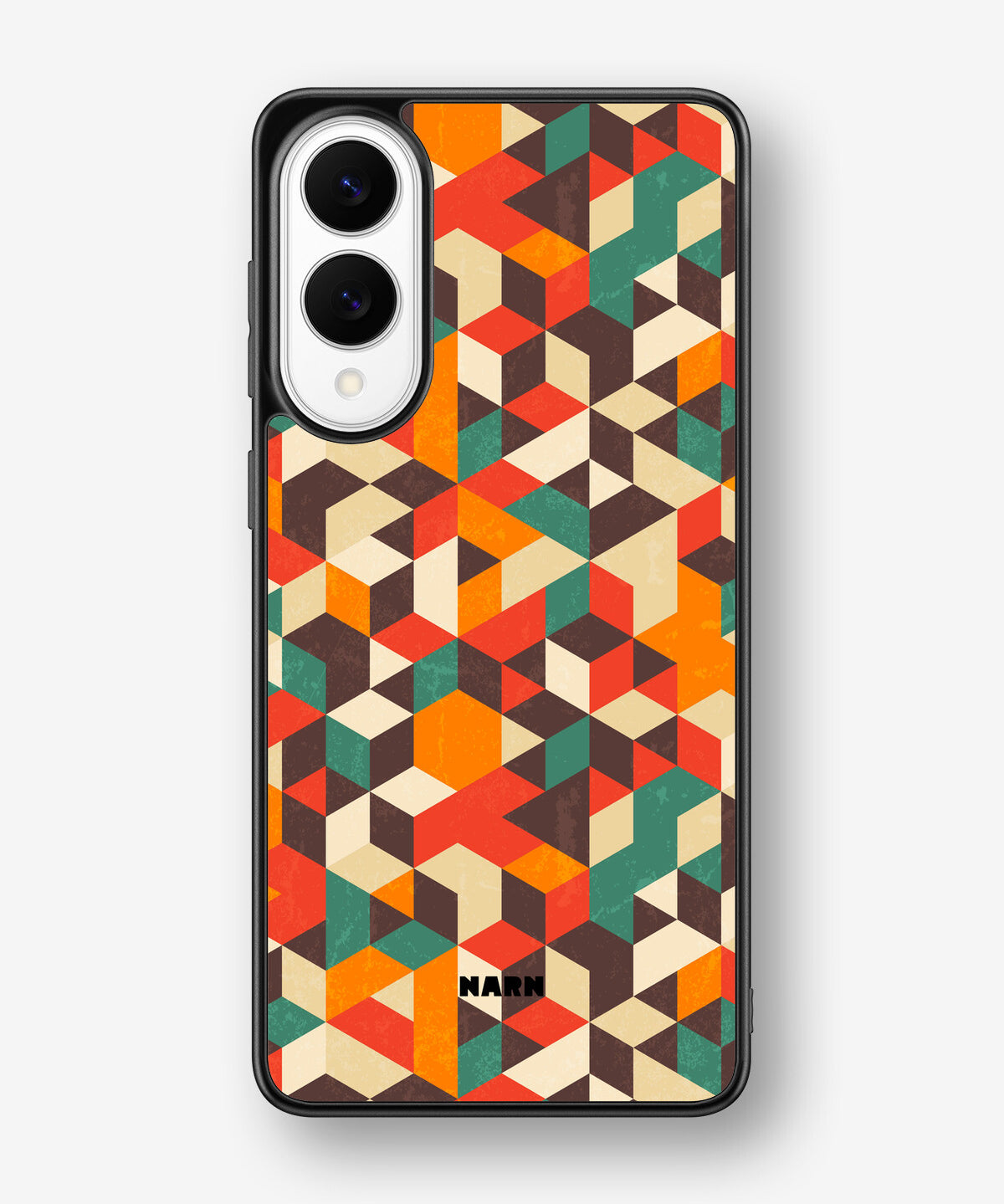 Samsung Galaxy S25 Edge Hard Case – Retro Geometric - View 1