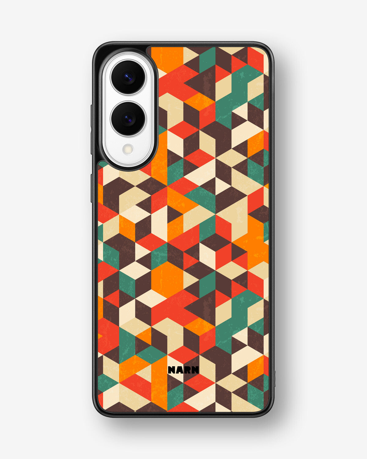 Samsung Galaxy S25 Edge Hard Case – Retro Geometric - View 1