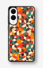 Samsung Galaxy S25 Edge Hard Case – Retro Geometric - View 1
