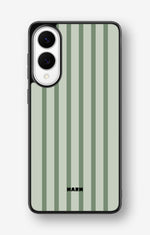 Samsung Galaxy S25 Edge Hard Case – Sage Stripes - View 1