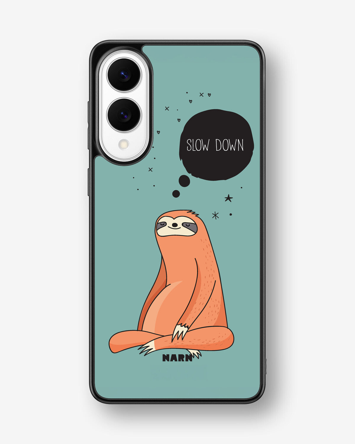 Samsung Galaxy S25 Edge Hard Case – Slow Down Sloth - View 1