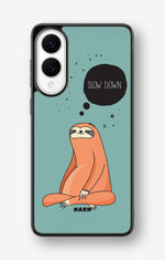 Samsung Galaxy S25 Edge Hard Case – Slow Down Sloth - View 1