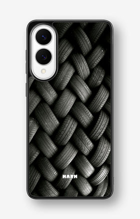 Samsung Galaxy S25 Edge Hard Case – Tires Wall - View 1