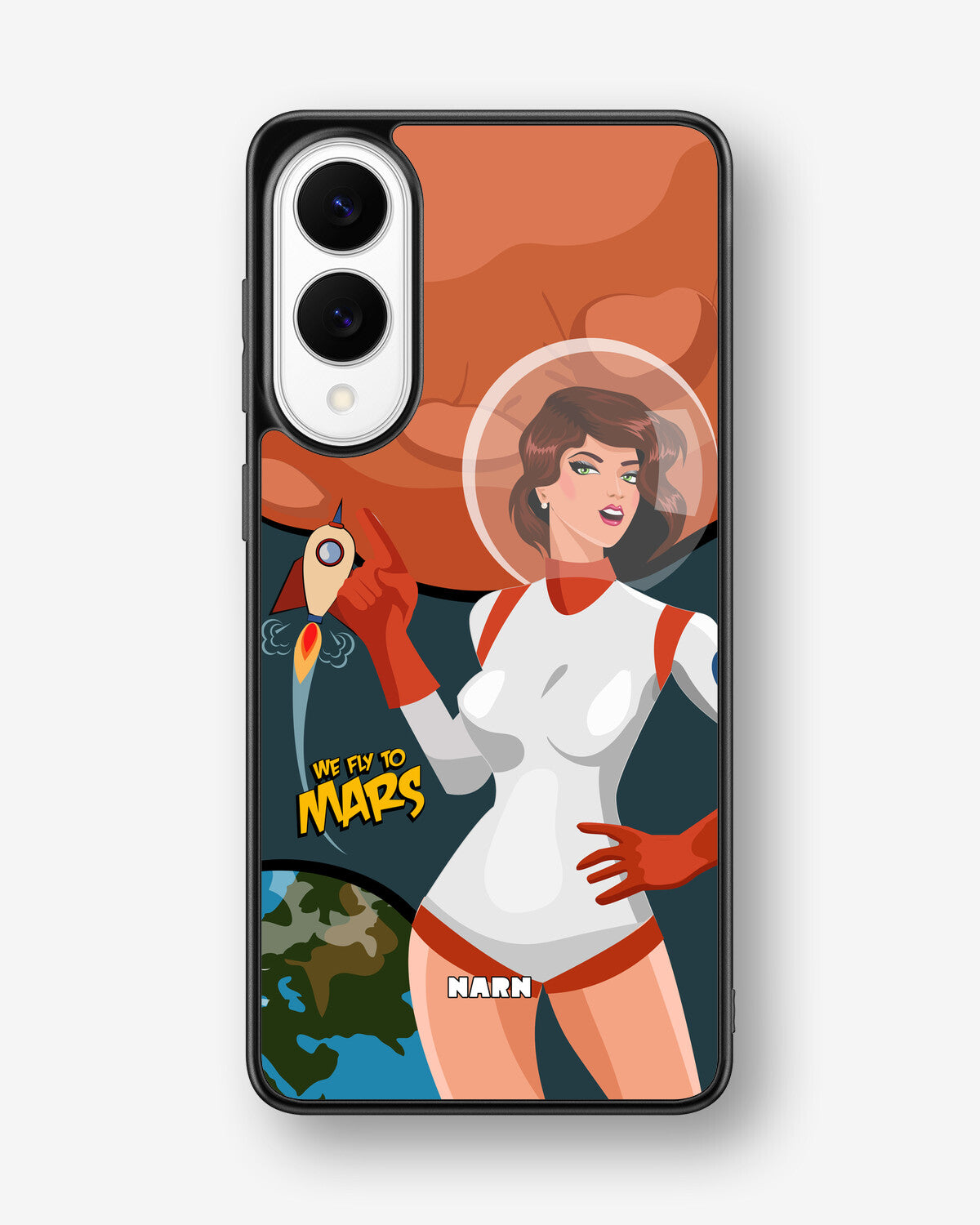 Samsung Galaxy S25 Edge Hard Case – We Fly To Mars - View 1