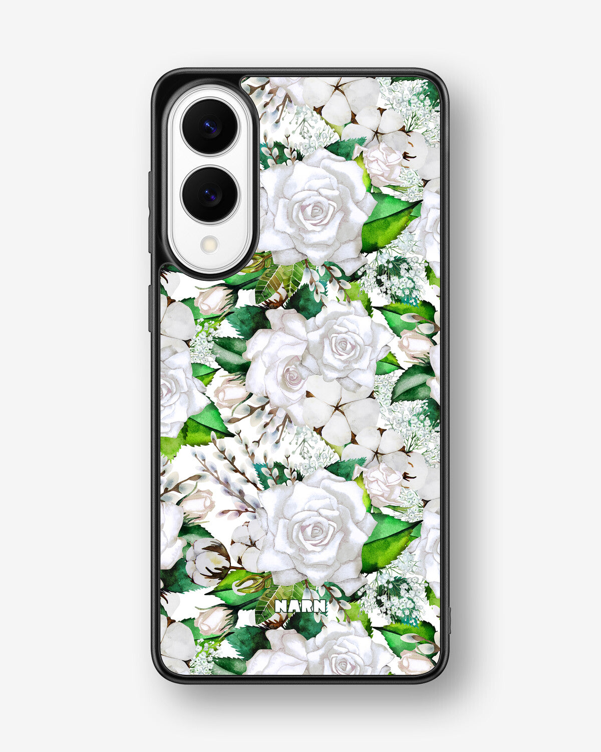 Samsung Galaxy S25 Edge Hard Case – White Bloom - View 1