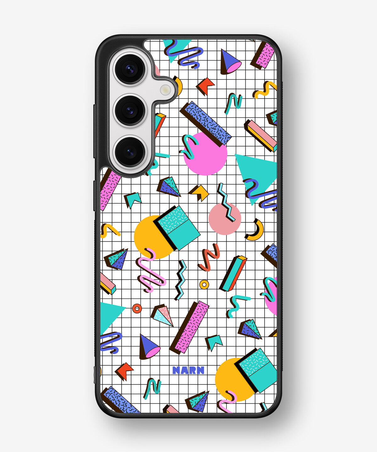 Samsung Galaxy S25 Hard Case – 80s Memphis - View 1