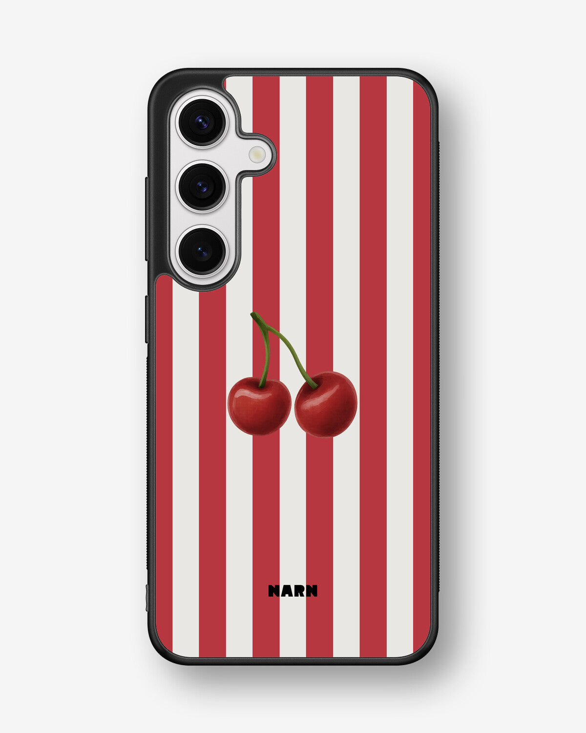 Samsung Galaxy S25 Hard Case – Cherry Stripes - View 1