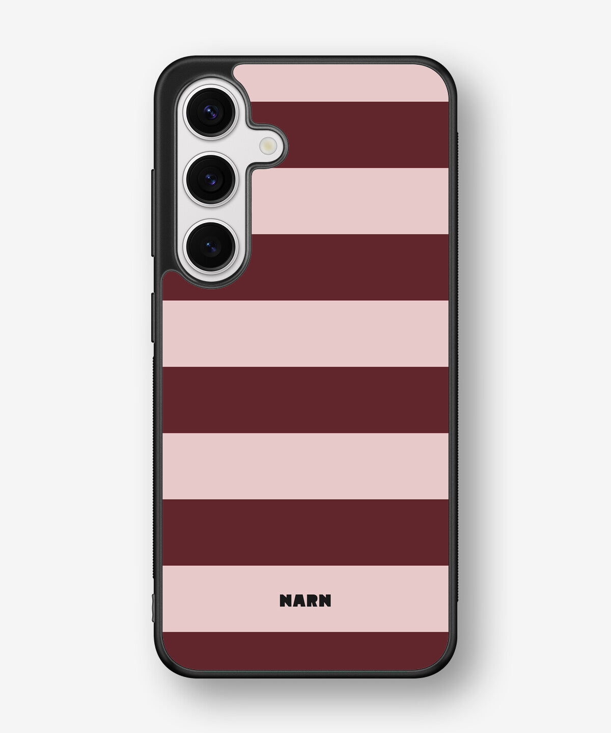 Samsung Galaxy S25 Hard Case – Cranberry Stripe - View 1