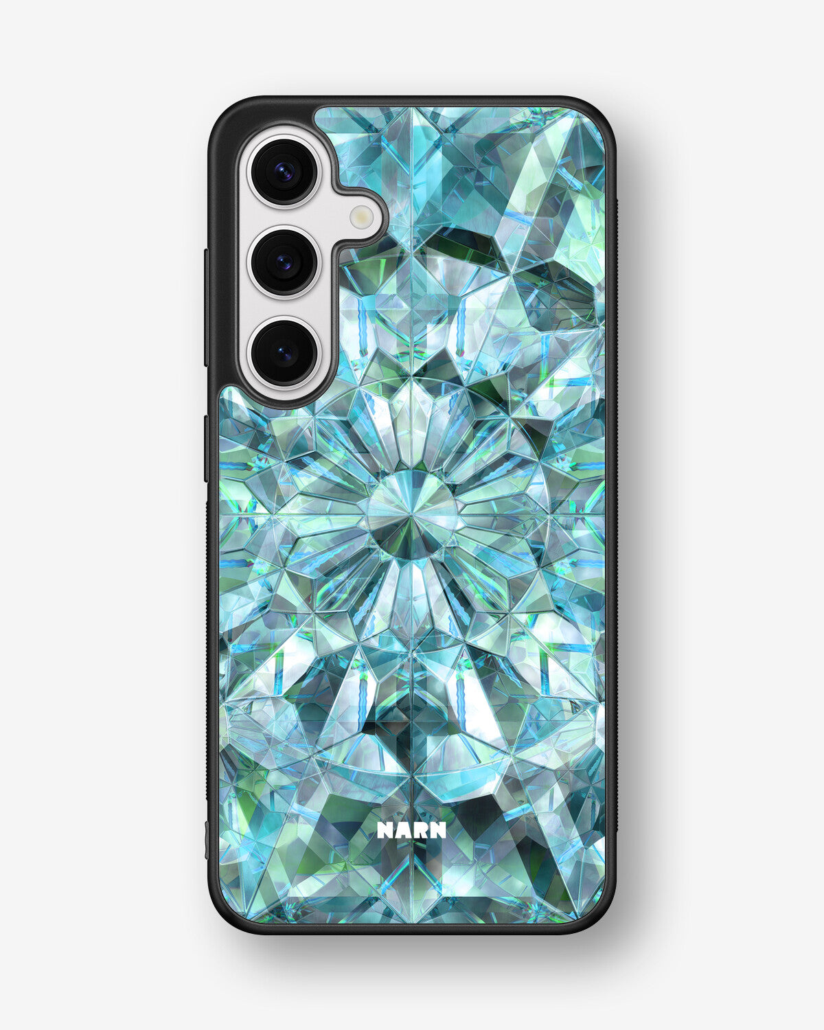 Samsung Galaxy S25 Hard Case – Green Crystals - View 1