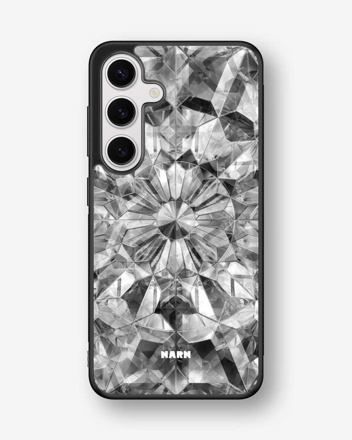 Samsung Galaxy S25 Hard Case – Grey Crystals - View 1