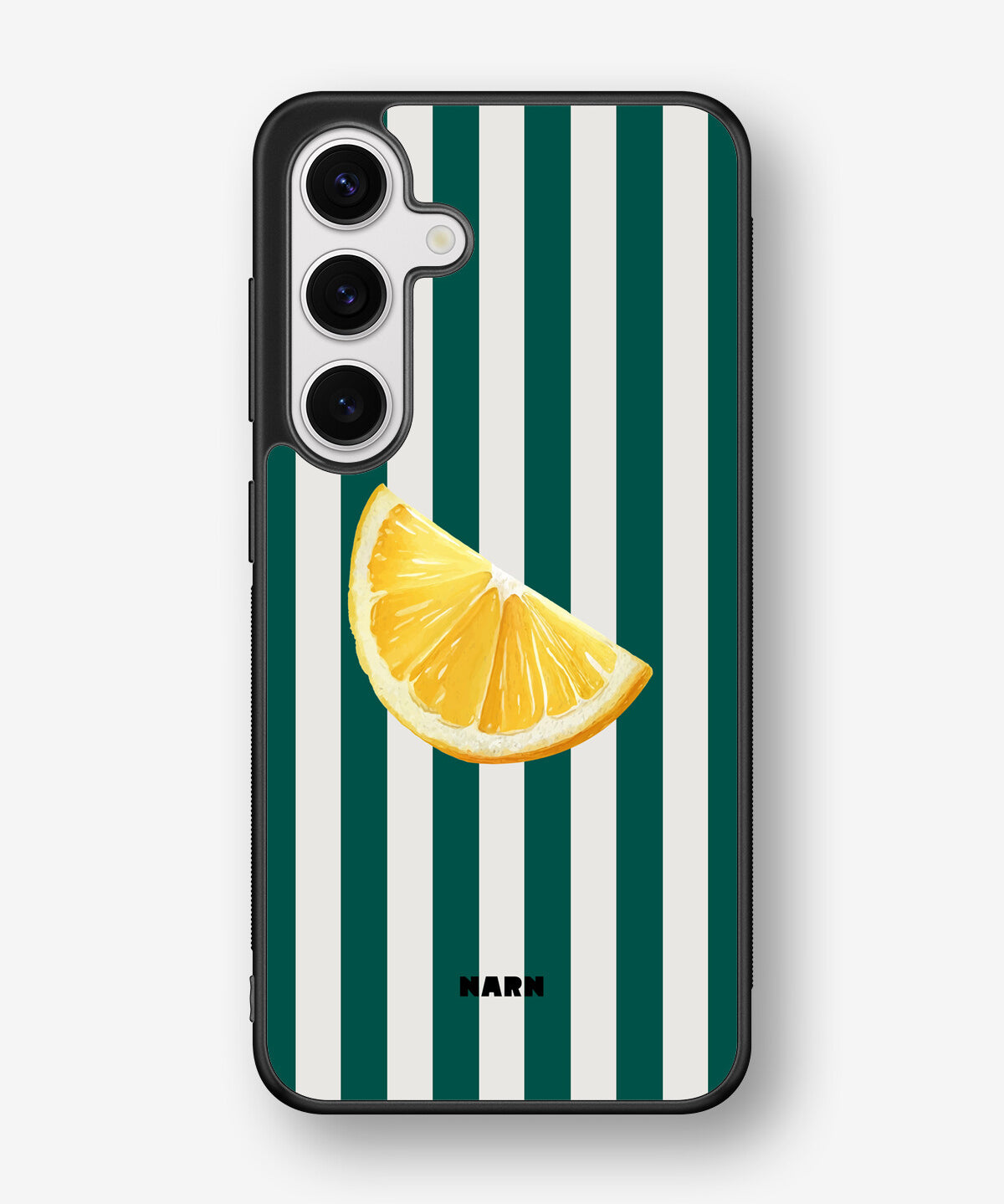 Samsung Galaxy S25 Hard Case – Lemon Stripes - View 1