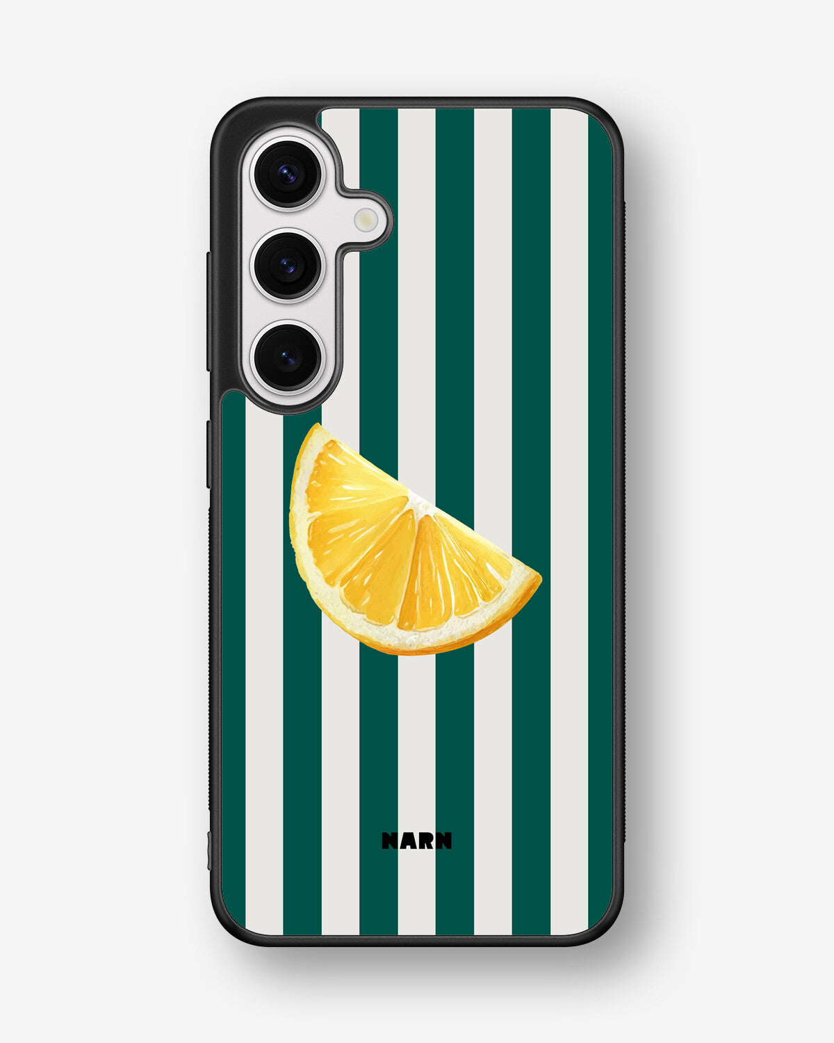 Samsung Galaxy S25 Hard Case – Lemon Stripes - View 1