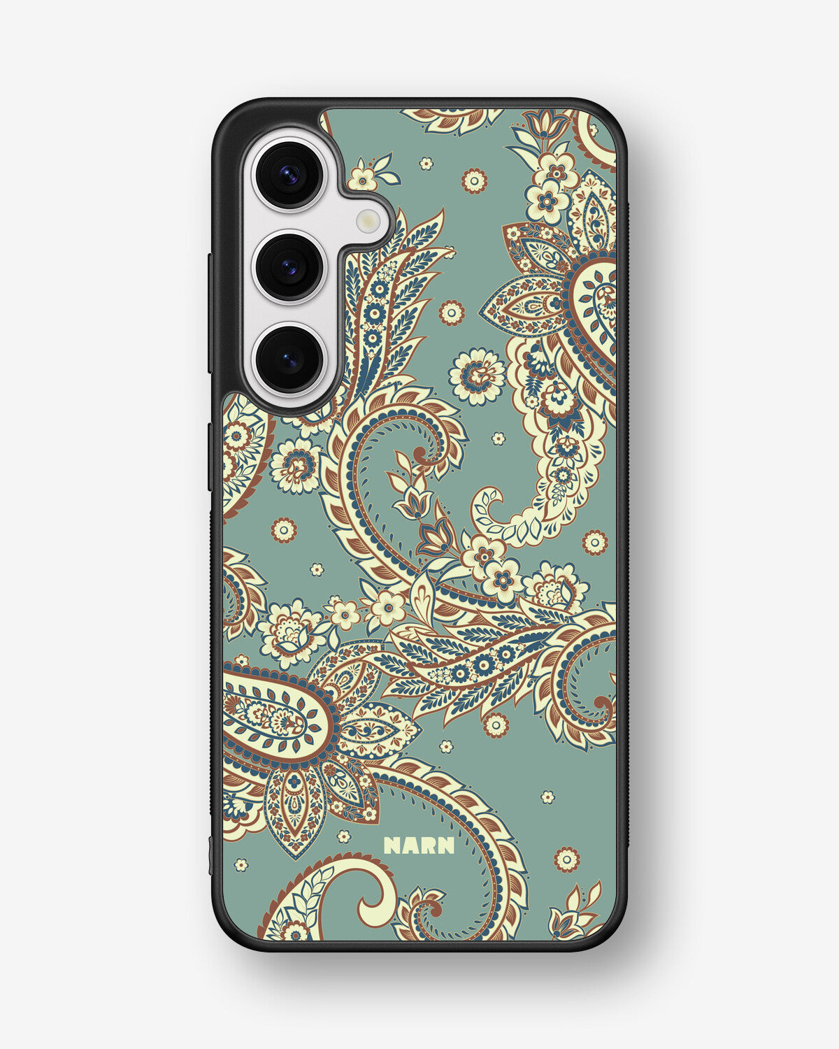 Samsung Galaxy S25 Hard Case – Paisley Green - View 1