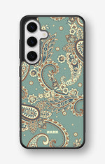 Samsung Galaxy S25 Hard Case – Paisley Green - View 1
