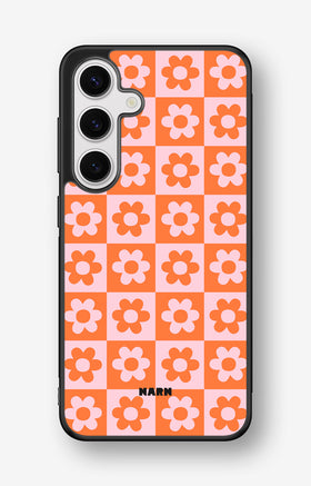 Samsung Galaxy S25 Hard Case – Peach Petals - View 1