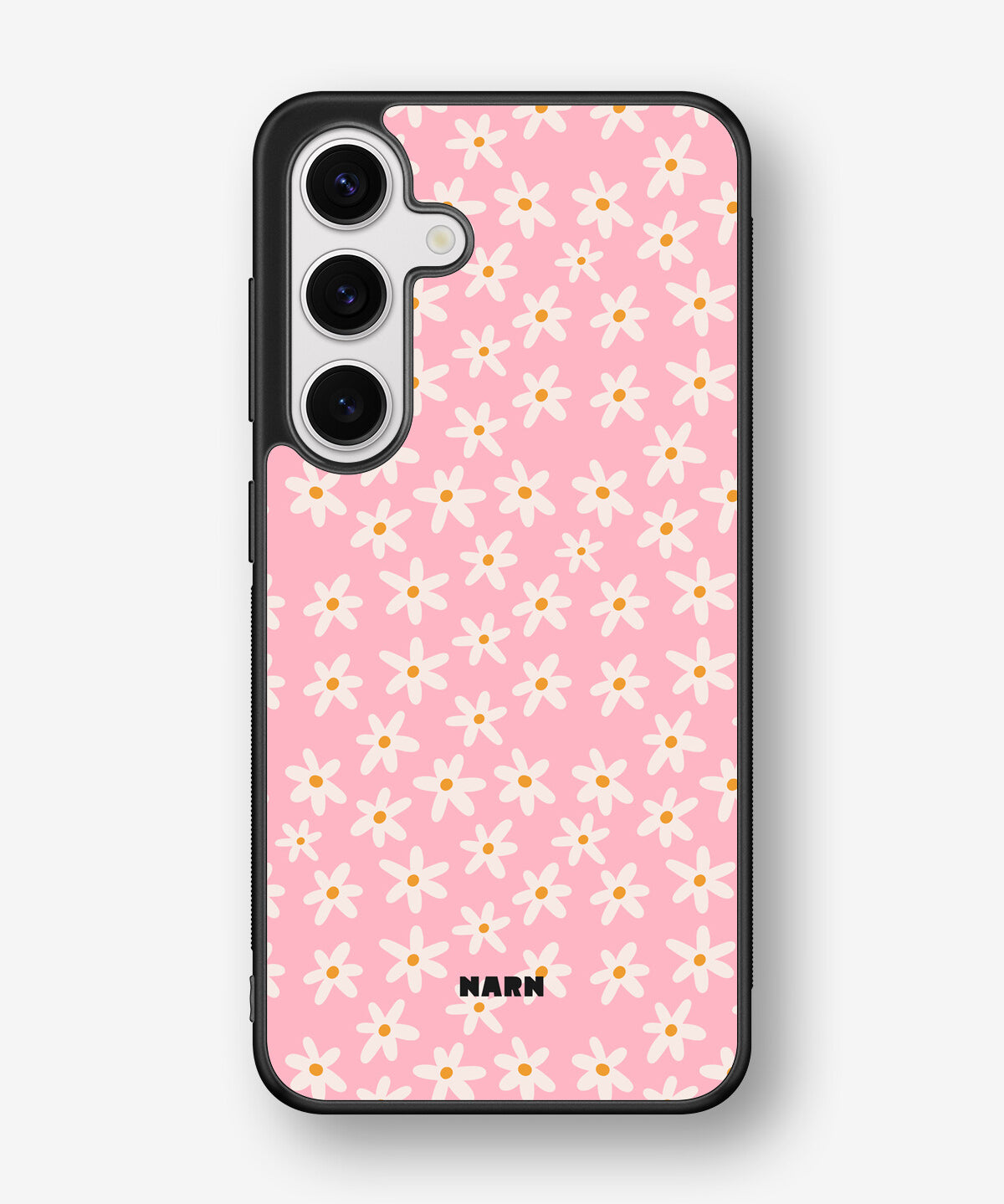 Samsung Galaxy S25 Hard Case – Pink Daisy - View 1