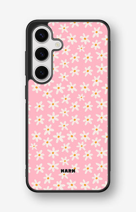 Samsung Galaxy S25 Hard Case – Pink Daisy - View 1