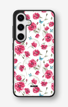 Samsung Galaxy S25 Hard Case – Poppies in Bloom - View 1