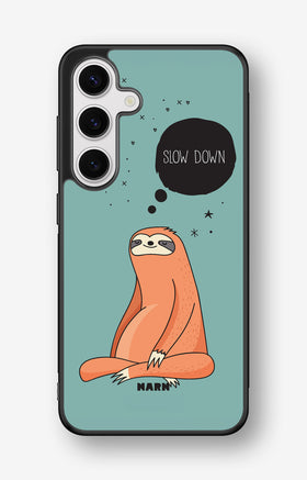 Samsung Galaxy S25 Hard Case – Slow Down Sloth - View 1