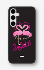 Samsung Galaxy S25 Plus Hard Case – Beach Flamingo - View 1