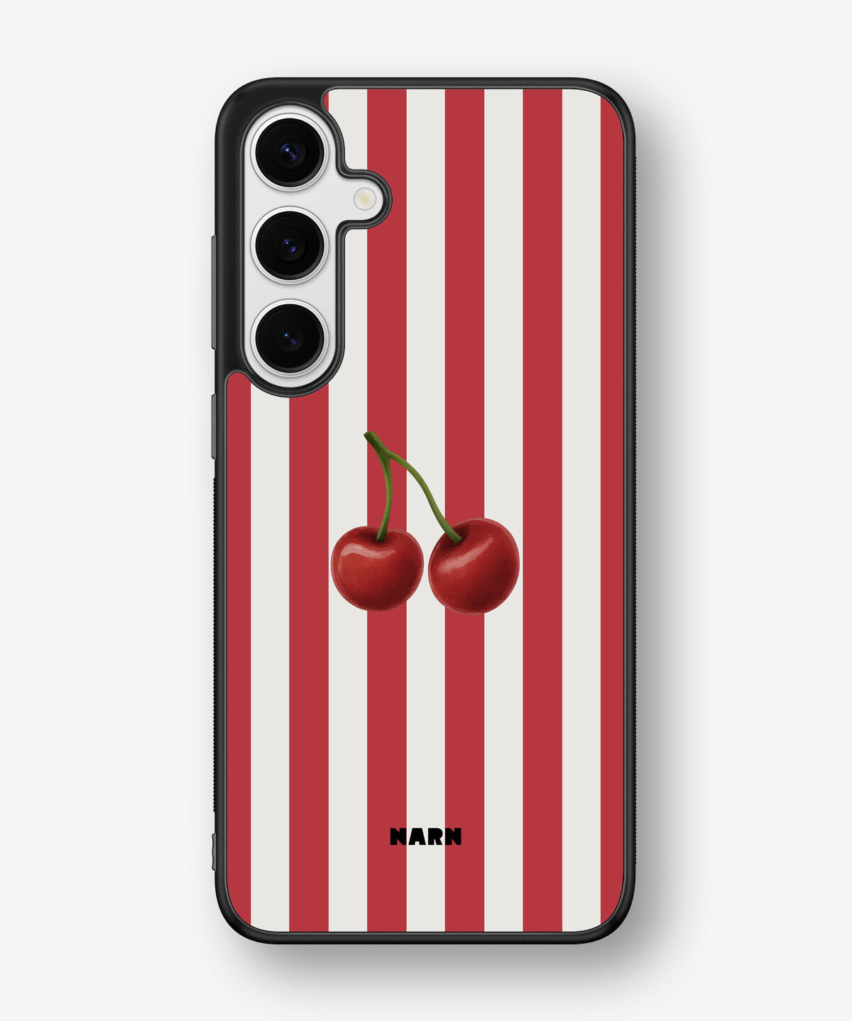 Samsung Galaxy S25 Plus Hard Case – Cherry Stripes - View 1