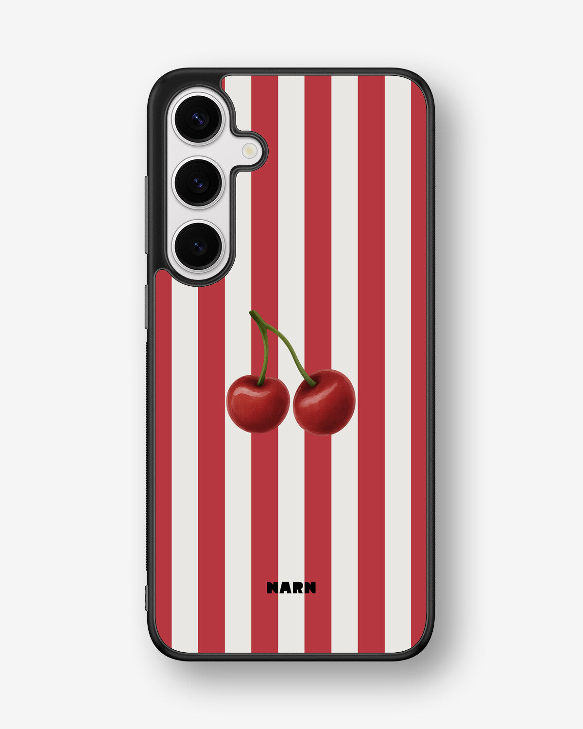 Samsung Galaxy S25 Plus Hard Case – Cherry Stripes - View 1