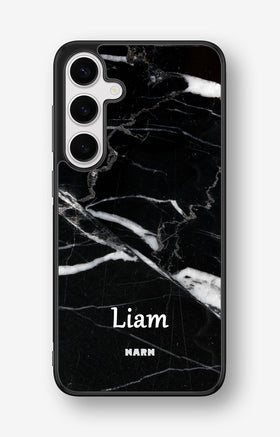 Samsung Galaxy S25 Plus Hard Case – Custom - Black Marble - View 1