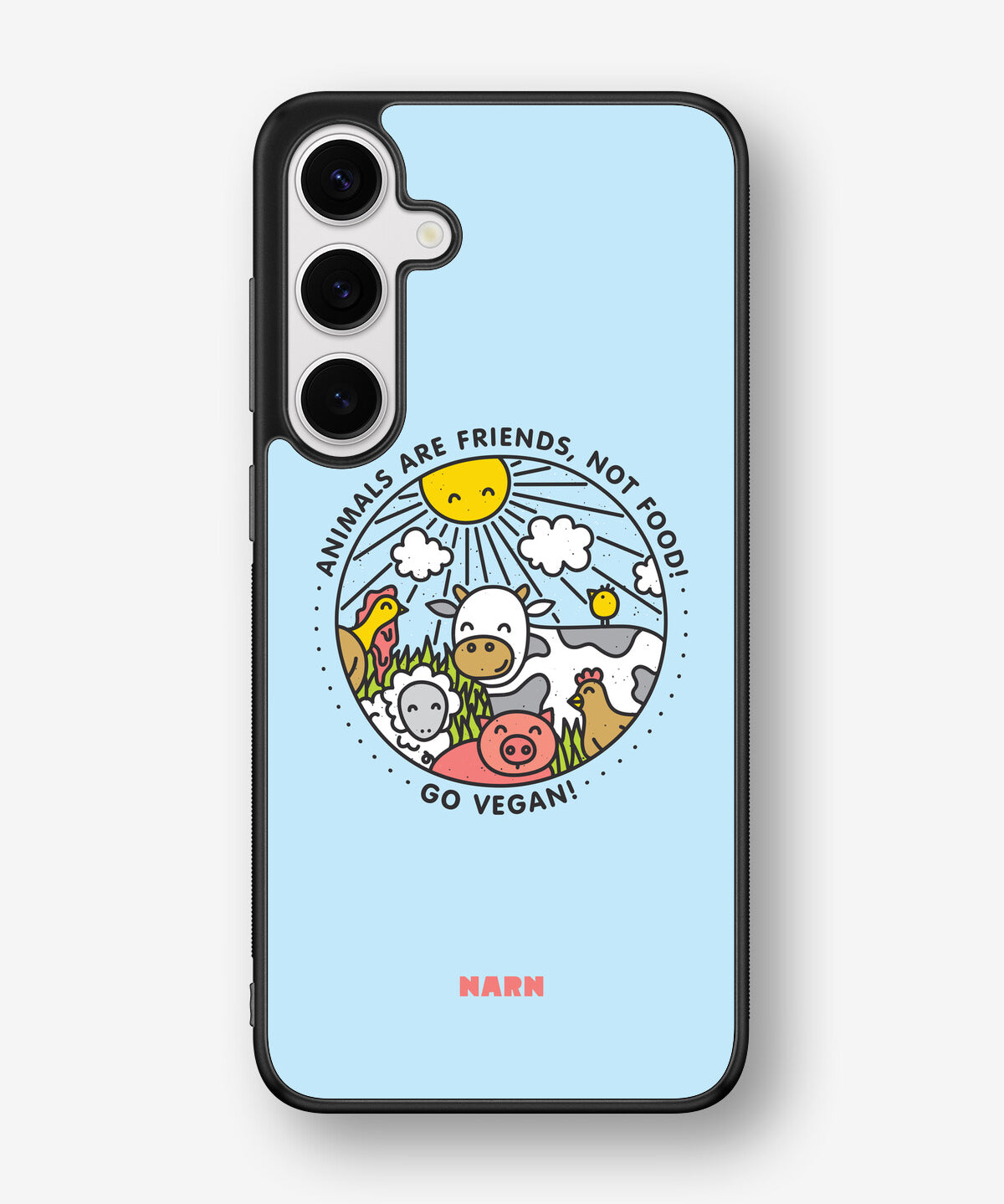 Samsung Galaxy S25 Plus Hard Case – Friends, Not Food - View 1
