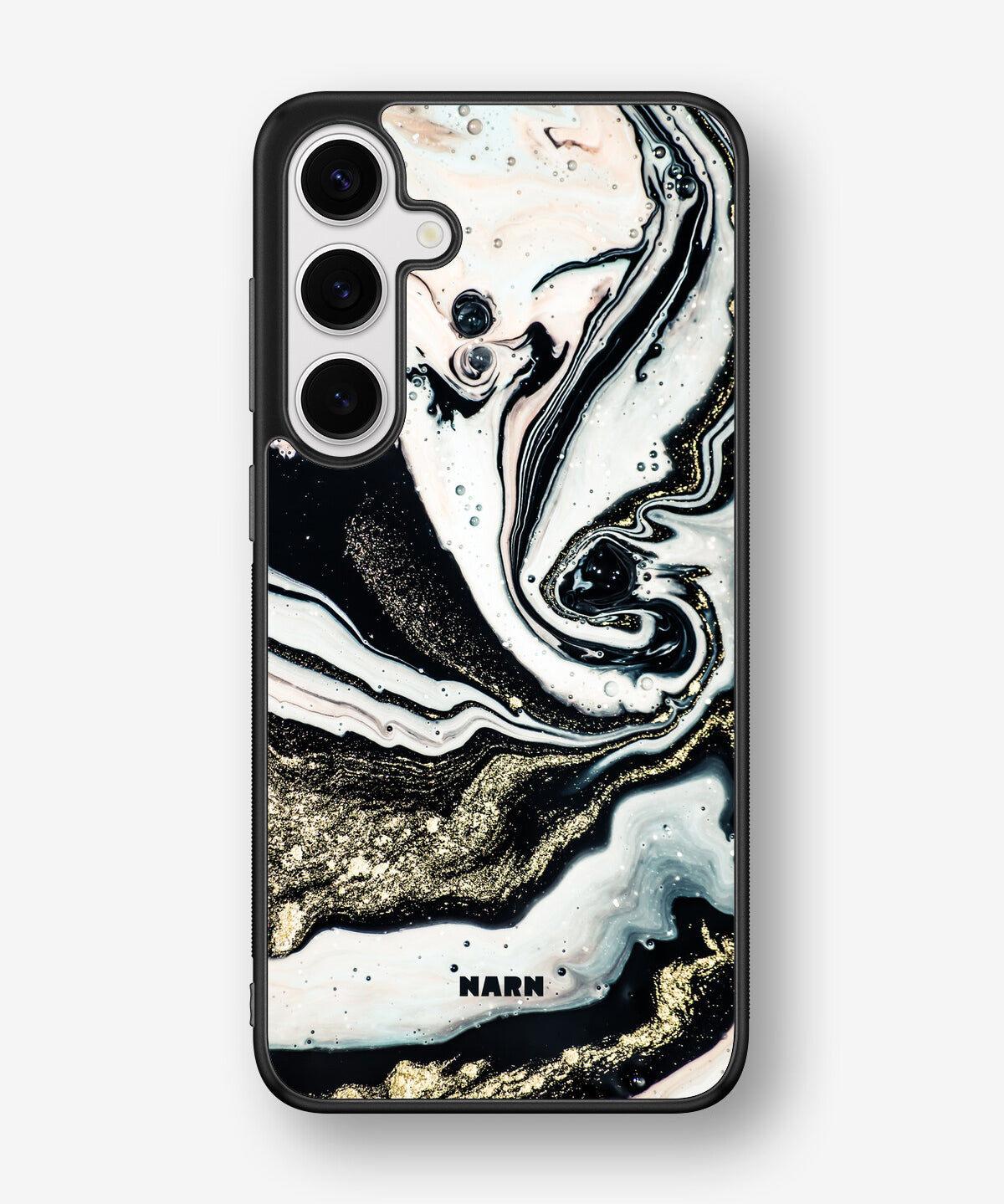 Samsung Galaxy S25 Plus Hard Case – Golden Swirl - View 1