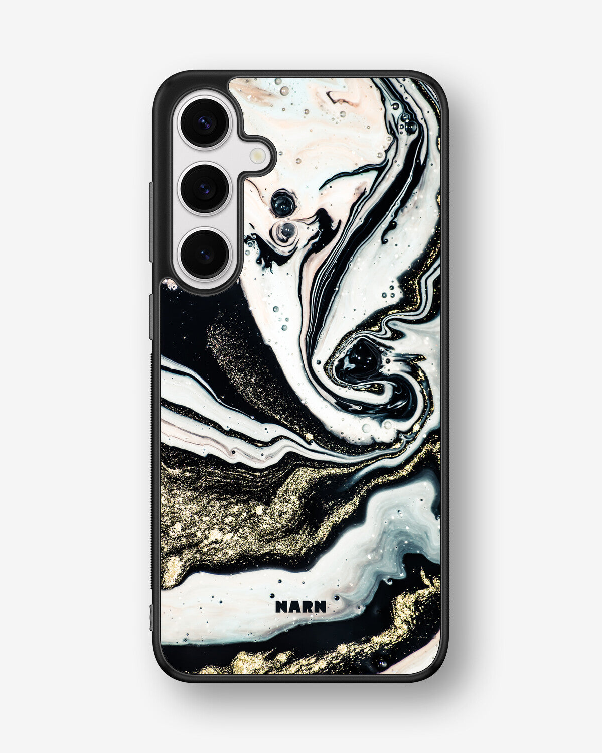 Samsung Galaxy S25 Plus Hard Case – Golden Swirl - View 1