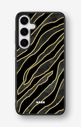 Samsung Galaxy S25 Plus Hard Case – Golden Zebra - View 1