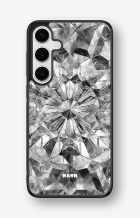 Samsung Galaxy S25 Plus Hard Case – Grey Crystals - View 1