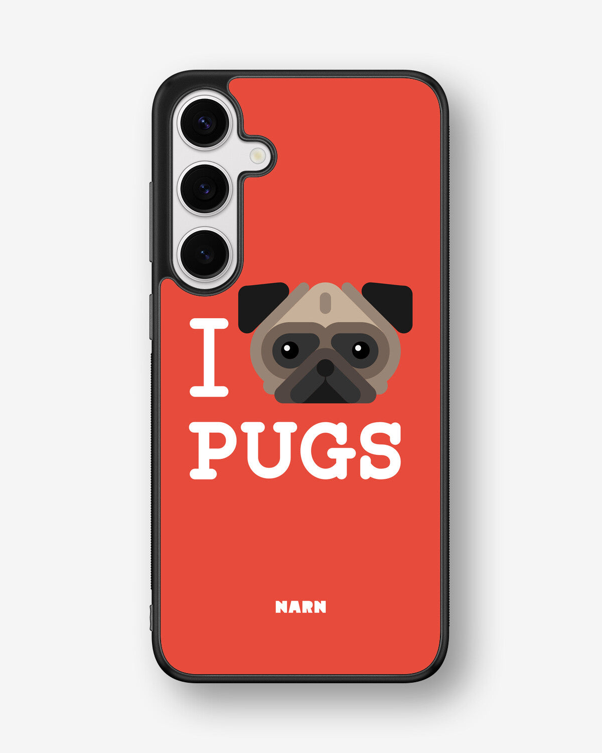 Samsung Galaxy S25 Plus Hard Case – I Love Pugs - View 1