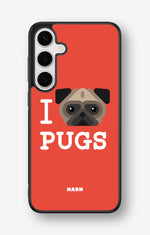 Samsung Galaxy S25 Plus Hard Case – I Love Pugs - View 1