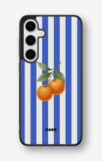 Samsung Galaxy S25 Plus Hard Case – Orange Stripes - View 1