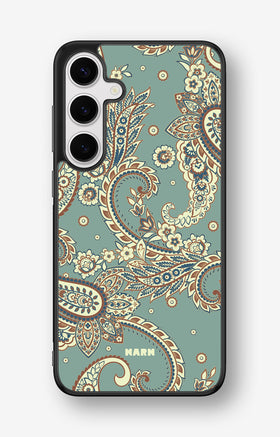 Samsung Galaxy S25 Plus Hard Case – Paisley Green - View 1