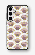 Samsung Galaxy S25 Plus Hard Case – Pink Marble Waves - View 1