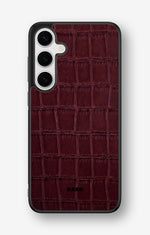 Samsung Galaxy S25 Plus Hard Case – Rouge Croc - View 1