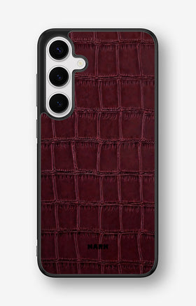 Samsung Galaxy S25 Plus Hard Case – Rouge Croc - View 1