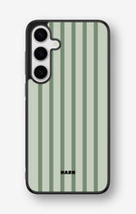 Samsung Galaxy S25 Plus Hard Case – Sage Stripes - View 1