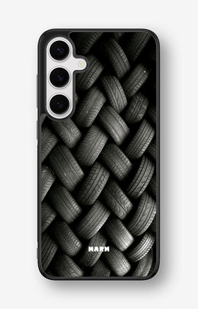 Samsung Galaxy S25 Plus Hard Case – Tires Wall - View 1