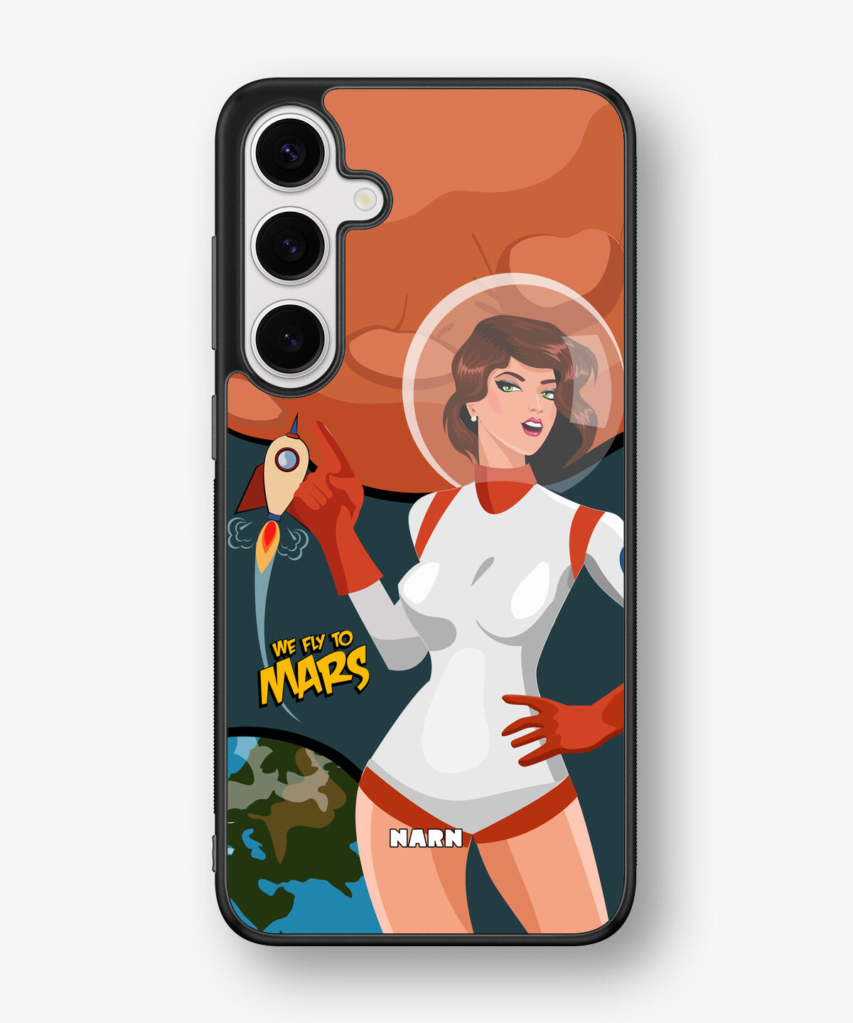 Samsung Galaxy S25 Plus Hard Case – We Fly To Mars - View 1