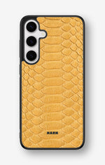 Samsung Galaxy S25 Plus Hard Case – Yellow Snake - View 1