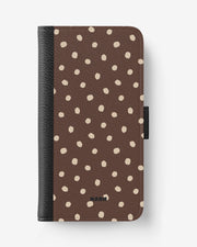 Samsung Galaxy S25 Plus Wallet Case - Choco Dots - View 1