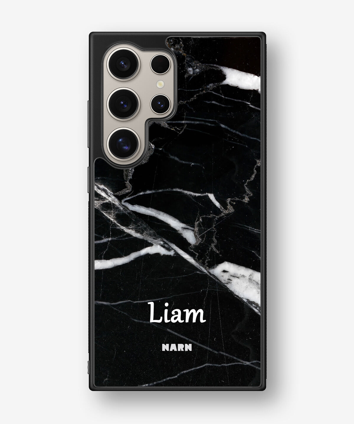 Samsung Galaxy S25 Ultra Hard Case – Custom - Black Marble - View 1