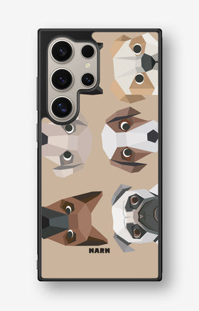 Samsung Galaxy S25 Ultra Hard Case – Cute Dogs - View 1